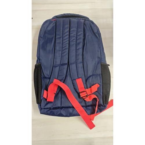Image of Water Resistant Laptop Backpack for Men & Women | Multi-Compartment College School Office Bag | Lightweight Travel Backpack with Side Bottle Pocket & Padded Shoulder Straps