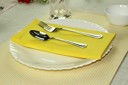 Servilletas de tela de algodón, pack de 12 unidades multicolor de 51x51 cm 8