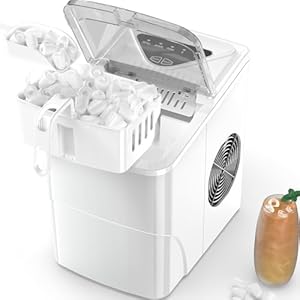 FZF Eiswürfelmaschine Mini Tragbar 15kg/24h