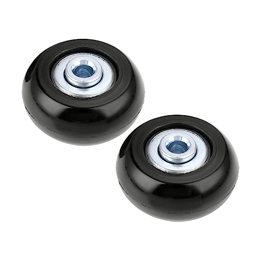 2Pcs Luggage Suitcase Wheels Rubber Sliding Practical Axles Replacement Casters Luggage Wheel Universal Travel Flexible Suitcase(70x22 mm)