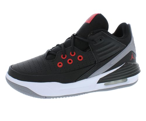 Nike Jordan Max Aura 5 GS Boys Shoes Size 4.5, Color: Black/University Red/White