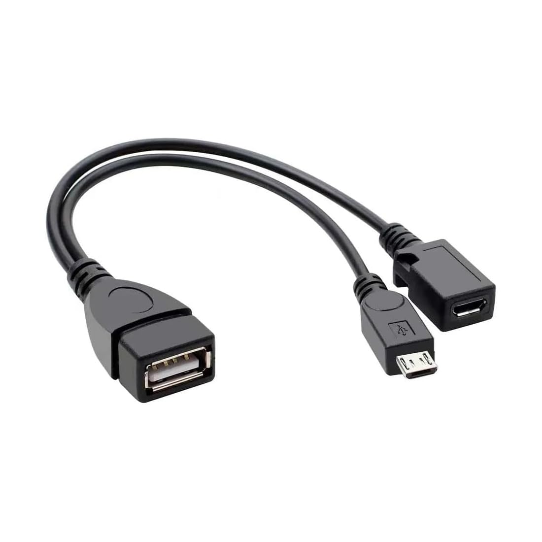 Amazon.co.jp: 2 in 1マイクロUSBケーブル otgケーブル +電源コード Y