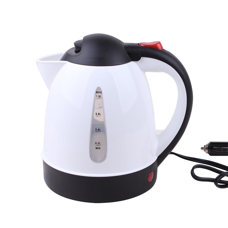 Hervidor eléctrico portátil para auto EVGATSAUTO 1000ml acero inoxidable