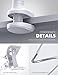 Lamicall Phone Holder, Gooseneck Mount, Compatible with 4-7'' Smartphones and Desktops, Adjustable Arm and Non-Slip Base, Easy to Install and Use