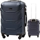 Wings Harschalen Koffer | Leicht Reisekoffer Trolley | Hard Shell Rollkoffer mit Schloss und Rollen