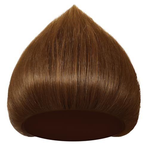 Image of Geyoga 1 Pcs Funny Wig Crazy Hair for Halloween Party,Brown | Funny Colorful Wig Adults Use, Unisex Funky Hairband, Halloween Mardi Gras Cosplay Costume Party Accessories