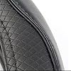 Car Steering Wheel Cover, Anti-Slip, Safety, Soft, Breathable, Heavy Duty, Thick, Full Surround, Sports Style (Black) #1
