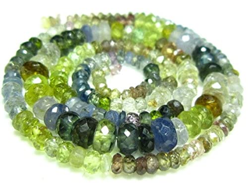 Saphir africain rare en fil de perles pour offrir un cadeau précieux unique