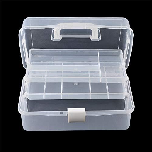 CHSEEO Plastic Craft Storage Box Stackable Compartment Slot Diamond Jewelry Bead Embroidery Painting Accessories Nail Accessory Organizer Storage Container for DIY Art Craft #2