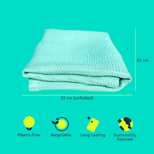SEEP Eco All Purpose Bamboo Cloths - Multi-Purpose Cleaning Cloth - Bamboo Dish Cloths - Pack of 3