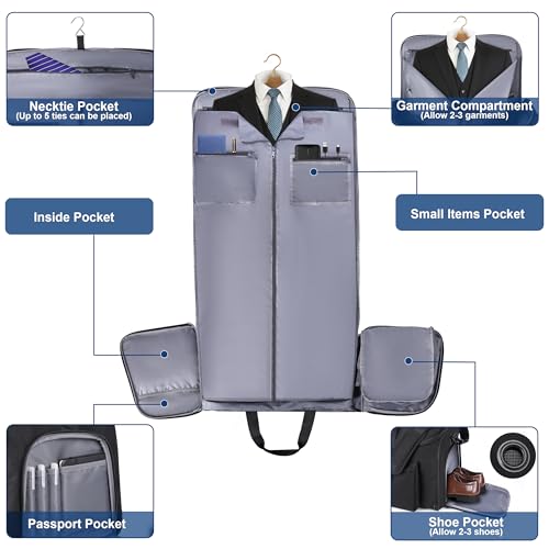 HILOMON 2-in-1 Hanging Garment Duffle