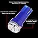 cciyu 20 Pack Blue T5 3-3014 SMD Wedge LED Light Bulbs 74 17 18 37 70 73 2721 Replacement fit for Instrumental Cluster Gauge Dashboard