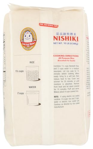 Image of Nishiki Premium Sushi Rice, 10lbs