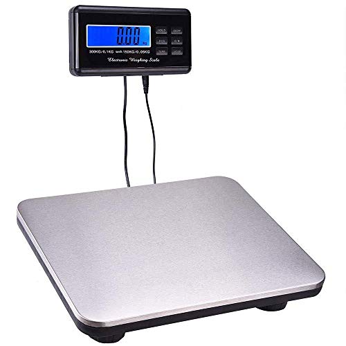 Báscula electrónica postal digital 660 lbs con plataforma acero