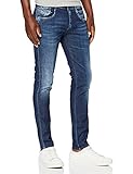  Replay Herren Anbass Slim Jeans, Blau (Dark Blue 7), 34W / 32L