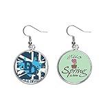 Feature: -Pair it with your favorite clothes; -The Drop Earrings feature some of our eye-catching metalwork; -These earrings will make a perfect gift for Valentineâ€s Day, Christmas, your wedding anniversary, Motherâ€s Day and birthdays; -To protect the plating,maintain your jewelryâ€s high shine by avoiding contact with soap, perfume, lotion, makeup, hair & cleaning products; -2 earrings a pair