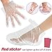 200 Pcs Paraffin Wax Liners for Feet and Hand, Disposable Paraffin Bath Liners Plastic Hand and Foot Bags for Hand & Feet Thermal Hot Wax Therapy SPA Paraffin Wax Machine,Larger and Thicker