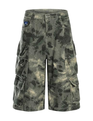 Aelfric Eden Camo Cargo Shorts Bermuda Jorts Mens Womens Casual
