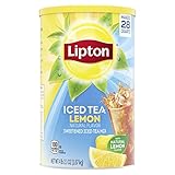Lipton Iced Tea Mix, Lemon, 6.5 Ounce, Pack of 1