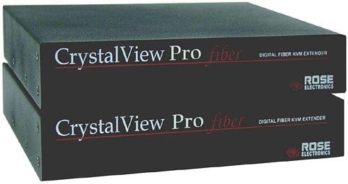 Rose Electronics CrystalView Pro Fiber KVM Extender (CRK-2DFSPDVI/AUD)