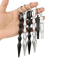 AMATHINGS Kubotan Selbstverteidigung Schlüsselanhänger mit ergonomischem Griff und Signal-Pfeife - Selbstverteidigung Waffen legal, Frauenverteidigung, Verteidigungswaffen für Frauen