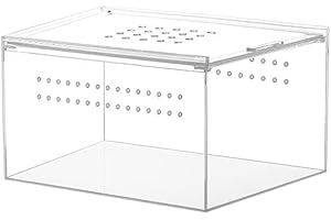 Acrylic Terrarium: Ideal for Isopod Thriving and Insect Observation