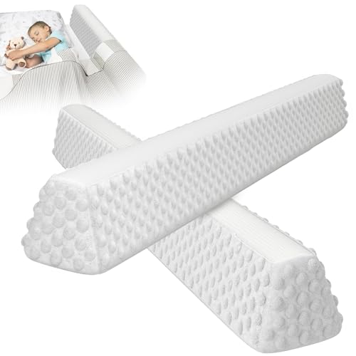Omebel Bed Bumper, 2 Pack Bed Rails for Toddlers,Toddler Bed Bumper Foam Safety Nursery Bed Rails for Twin, Full, Queen, King Size Beds, Water-Resistant