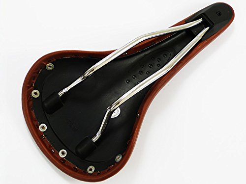 Singlespeed Sattel Nieten Vintage Braun