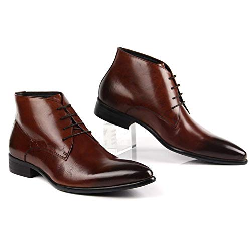 Feito à mão Botas de tornozelo para homens Botas de salto baixo com cadarço para homens Show Party O