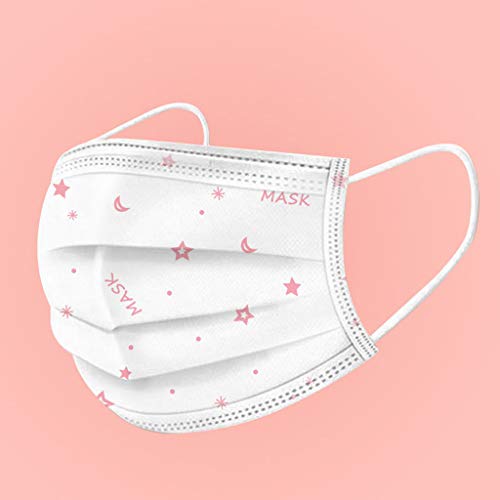 AxiBa descartável 3 camadas de tecido de algodão antipoeira com elástico antipoluição do ar para uso