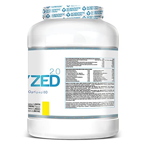 Scientiffic Nutrition - Hydrolyzed, Proteína de Suero de Leche Hidrolizada, Whey Protein en Polvo, Rápida Absorción y Fácil Digestión, Promueve el Crecimiento Muscular - Sabor Limón, 2kg. - imagen 2
