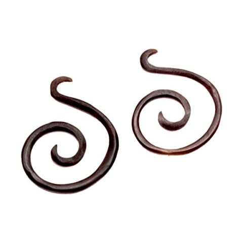 A Pair of Brown Tribal Organic Hippie Wood Coconut Danglers Wooden Earrings AUS900 Cover