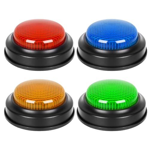 Générique Learning Buzzers, Buzzer pour Jeux De Questions, Buzzers De Jeux Télévisés, Buzzer Sonore Et Lumineux pour Enseigner, Bouton De Jeu pour Parents