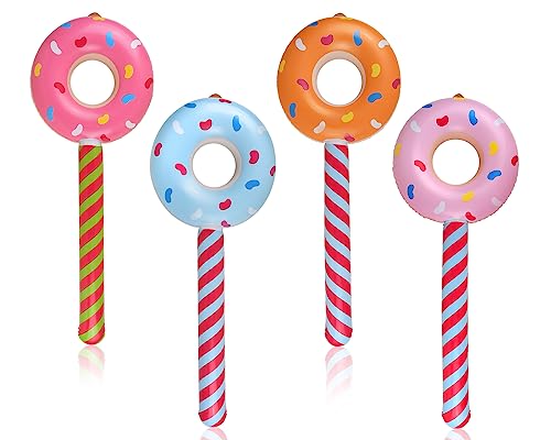 Sucettes gonflables beignet 83 cm pour décoration fête
