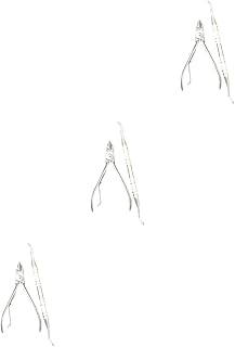 Beavorty 6 Peças Ferramentas De Manicure Ferramentas De Pedicure Aparador De Cutículas De Enfermagem Encravado Removedor De Cutículas De Aço Inoxidável Tesoura Alicate Ferramenta De