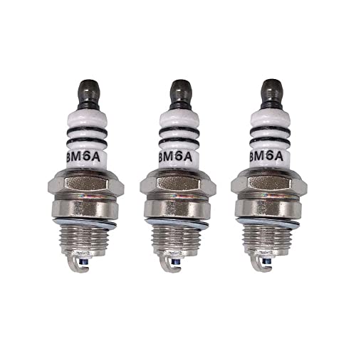 3 bujías para Fuxtec 2 en 1, 4 en 1, 5 en 1, FX-MS152, MFS520, FX-MT152, FX-FSR152 y muchas otras motosierras de cadena Cover