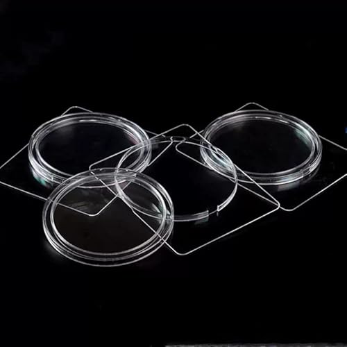 Kiesev 50 Pcs Filter Membrane Preservation Box, 47Mm/90Mm, Atmospheric Detection Environment Sampling, Air Sampling Filter Preservation Box, Laboratory Filter Membrane Protection (Φ 90 Mm) #TOP2