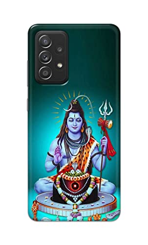 Image of Printed Hard Back Cover Case for Samsung Galaxy A52 | A52 5G | Samsung Galaxy A52s 5G Back Cover (Lord Shiva) -1803