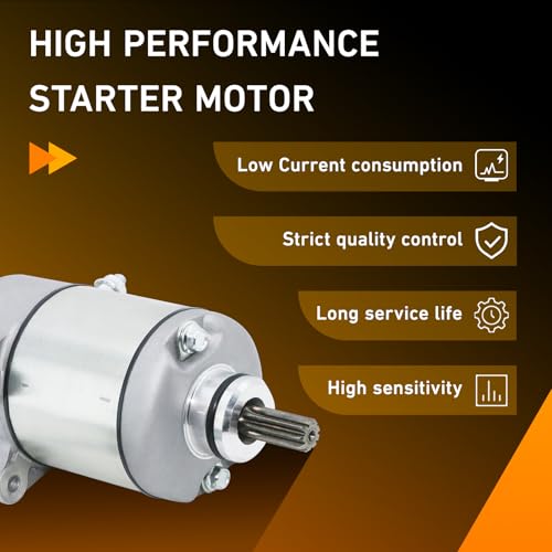 New Starter Motor with Relay for Honda Rancher 350 FourTrax 2000-2006 ATV by DynaVim Parts - Used condition - Image 6