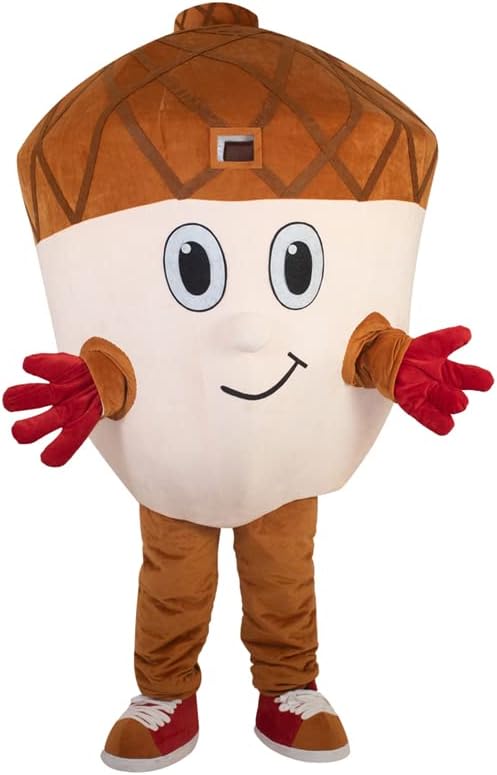 Acorn Hazelnut Filbert Hazel Wood Cartoon Costume Mascot Holiday Adult Design