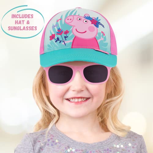 Girls' Baseball Cap, Minnie Mouse, Peppa Pig or Frozen Adjustable Toddler Hat Ages 2-42