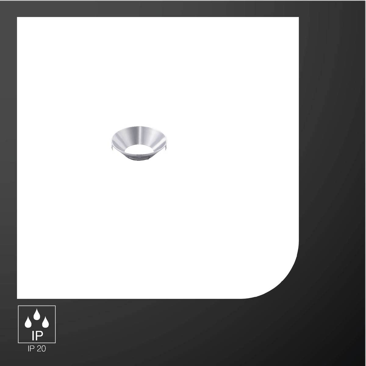 SLV RENISTO DL Cover Round Small/Grey - Image 2