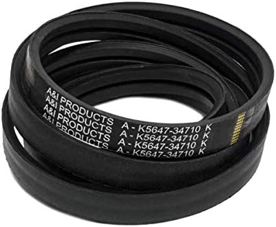Amazon.com : K5763-34710, K5763-34711 Heavy Duty Deck Belt for Kubota ...