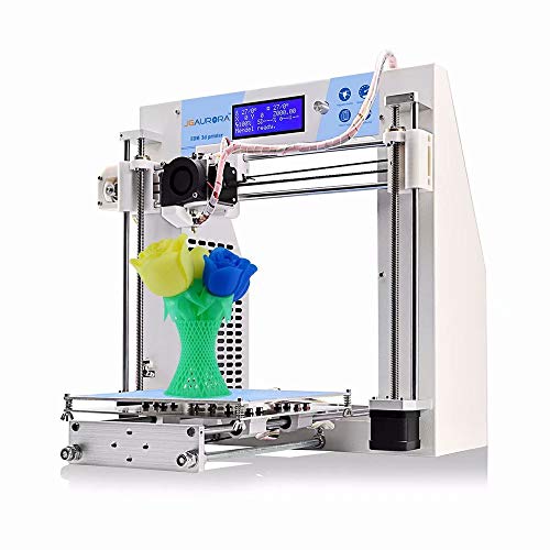 JGAURORA 3D Printer A3kit Prusa i3 DIY 3D Printers Self Assembly Metal Frame LCD Display Heated Bed