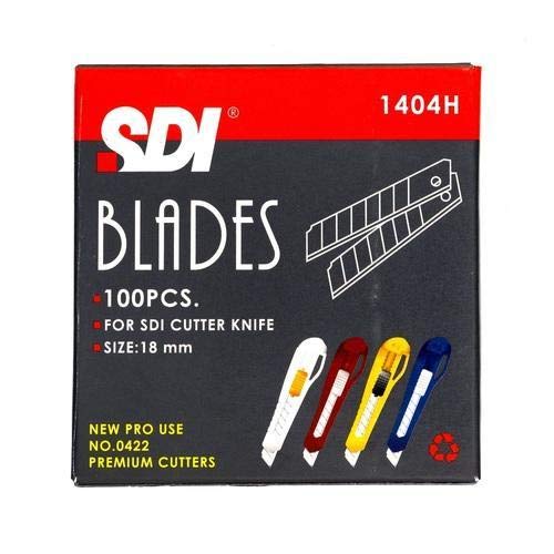 NIYO SDI Cutter Blade, 18 mm - Pack of 100 Pieces-image-26