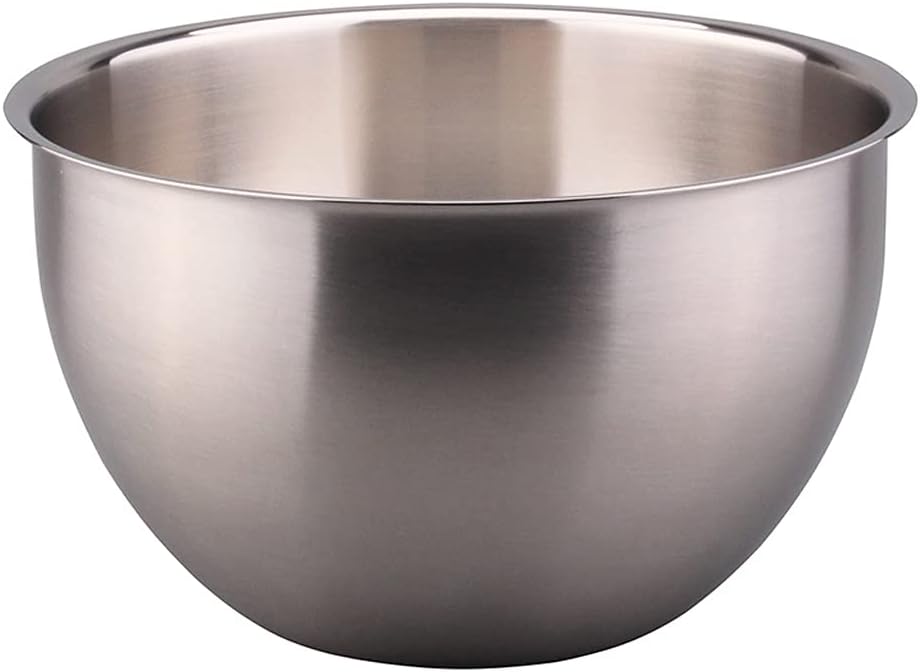 JSEIAJB Stainless Steel Mixing Bowl for Baking Egg Beating Pan with Handle Soup Salad Fruit Basin Bowl Kitchen Tools