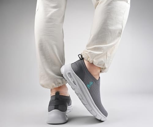 Image of LOUIS STITCH Men's Lightweight Athleisure Sport Shoes | Ultra Cushioned Sole | Slip-On Sneaker and Athleisure Wear | Perfect for Casual, Gym & Travel Wear | LS-AT-FK-