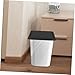 TIDTALEO Stainless Steel Recessed Trash Bin Lid Flap Design Kitchen Sink Garbage Can Cover Sturdy Countertop Lid for Home Use