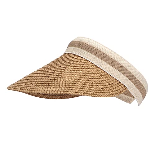 Sombreros de paja para niños con tapa abierta, comodidad para niñas con coleta