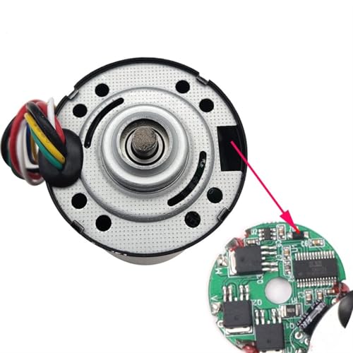 Moteur à engrenages planétaires sans balais courant continu 24v 50rpm vitesse réglable